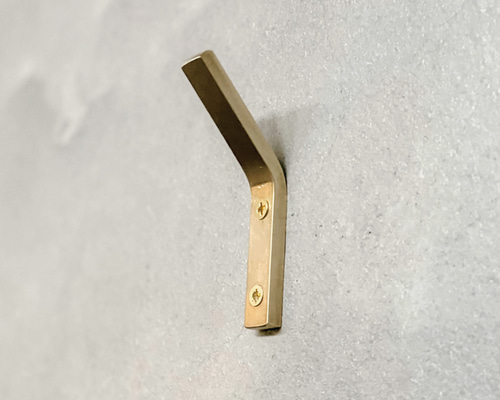 送料無料／[Bow (Brass)]真鍮フック 壁掛けフック 玄関 洗面所 小物