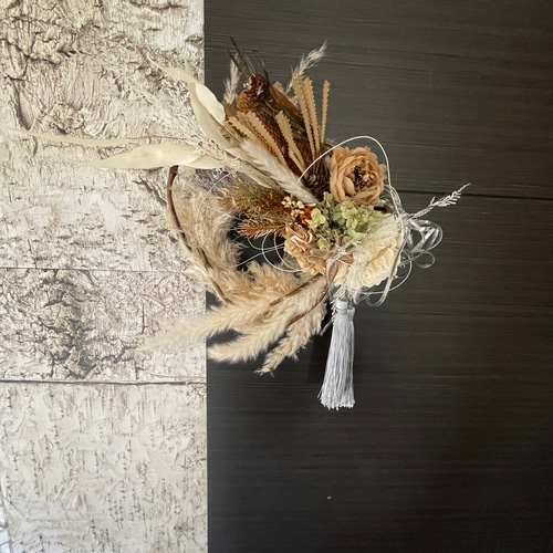 シャビーシック個性的しめ縄 しめ縄・しめ飾り アトリエ R Gray 通販