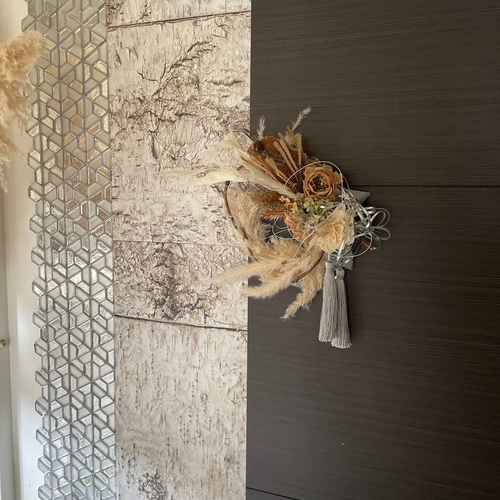 シャビーシック個性的しめ縄 しめ縄・しめ飾り アトリエ R Gray 通販