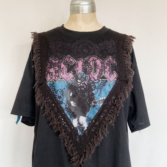 vintage  remake T-shirt (AC/DC) 14枚目の画像