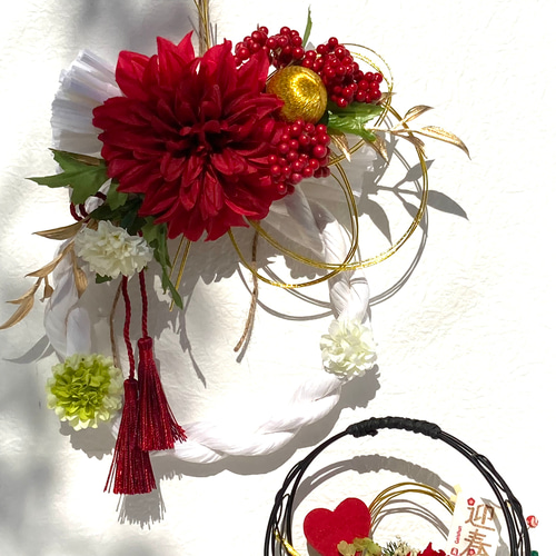 フォルモーサのアナベルのお正月のスワッグしめ縄 フォルモーサのアナベルのお正月のスワッグしめ縄 フォルモーサの