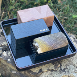 橙緑屋　正絹うずらちりめんストール　二巾　絹100% 送料無料 7枚目の画像