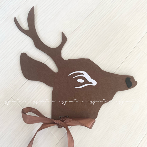 クリスマス/フェルトトナカイ鹿のかぶりもの 雑貨・その他