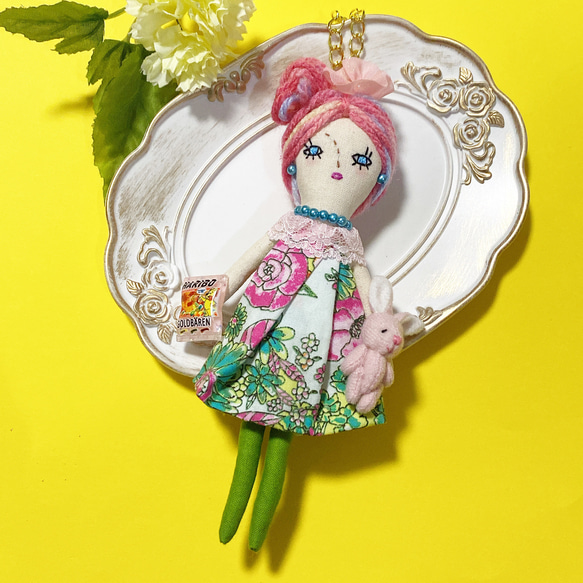 glad doll mini 【チェルシー】　バッグチャーム　ドールチャーム 1枚目の画像