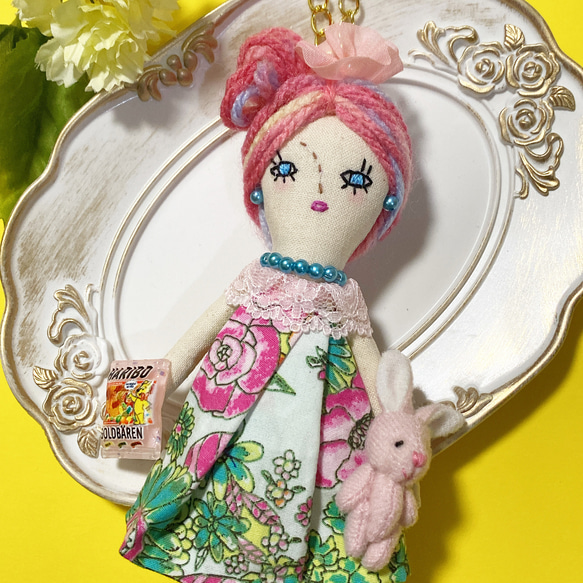glad doll mini 【チェルシー】　バッグチャーム　ドールチャーム 2枚目の画像