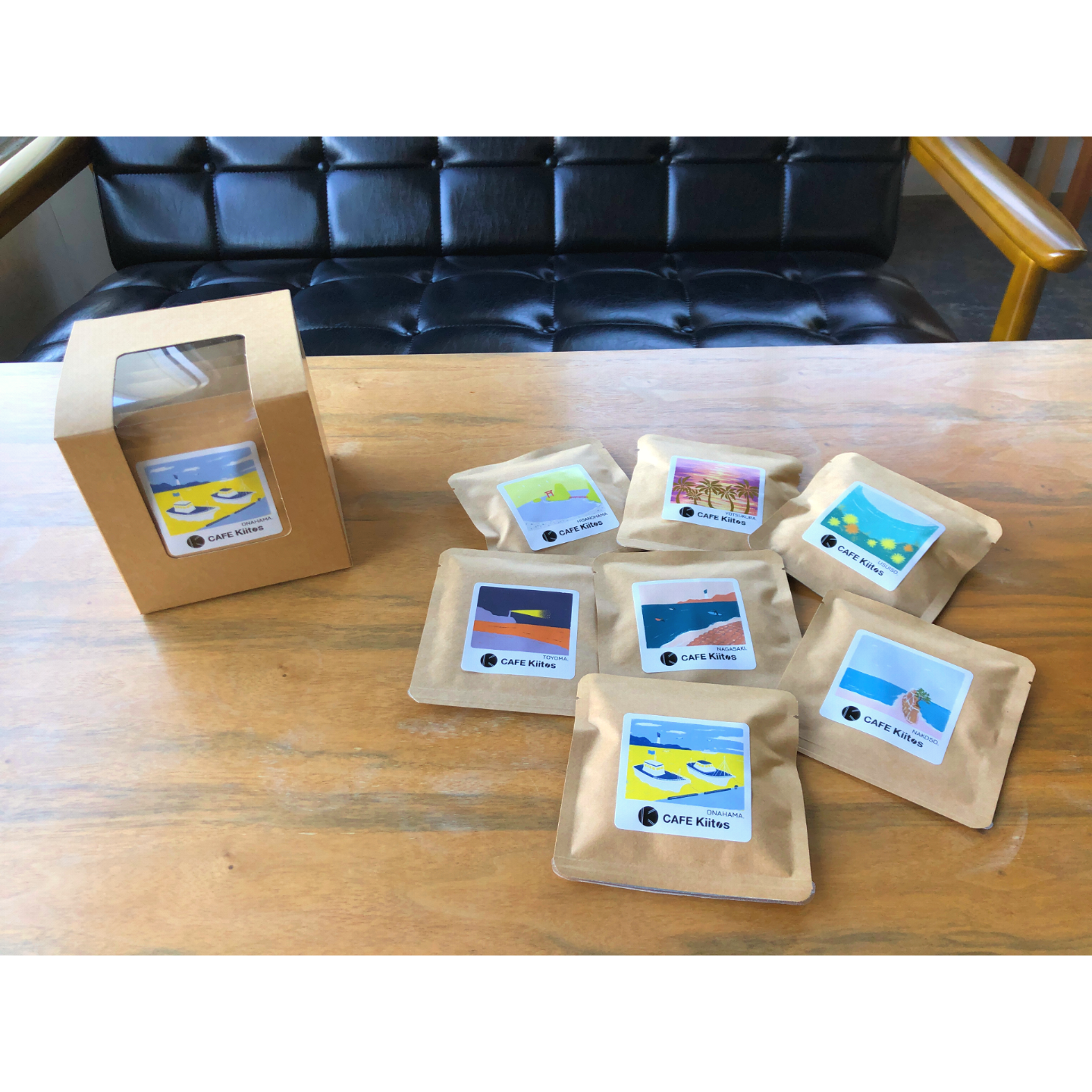 【ギフト箱入り】［全7種セット］【いわき七浜限定パッケージ】CAFE Kiitosハーブ＆フルーツティー