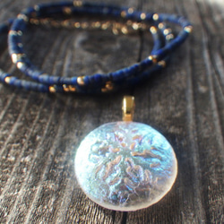 *14gf* Snowflake & Lapislazuli Necklace☆２WAY☆　聖夜のラピスラズリネックレス 13枚目の画像