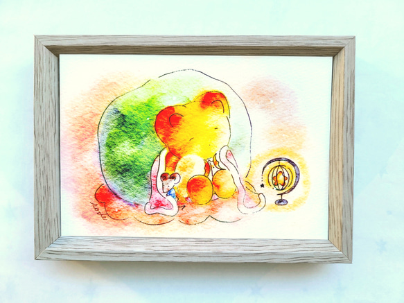 うとうと』水彩風イラストポストカード3枚セット ポストカード