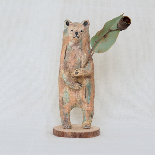 陶器のクマ（小） その他置物 たにさおり 通販 15116175｜Creema(クリーマ)