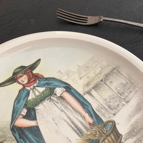 オランダ 絵大皿 骨董 クリスマス オランダ 絵大皿 骨董 クリスマス