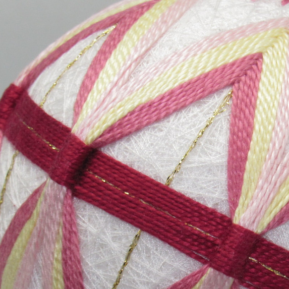 てまり No.002 / 手鞠 手毬 手まり Temari 約9cm 縁起物 贈り物 インテリア Mサイズ