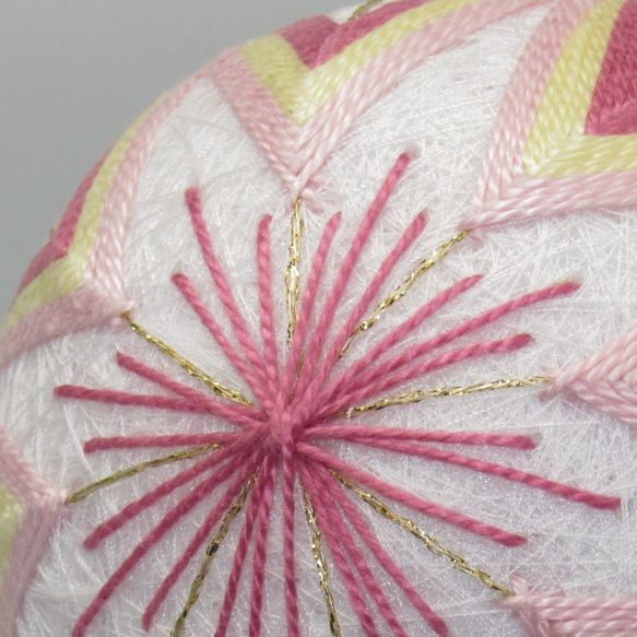 てまり No.002 / 手鞠 手毬 手まり Temari 約9cm 縁起物 贈り物 インテリア Mサイズ