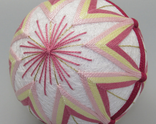 てまり No.002 / 手鞠 手毬 手まり Temari 約9cm 縁起物 贈り物 てまり No.002 / 手鞠 手毬 手まり Temari 約9cm 縁起物 贈り物