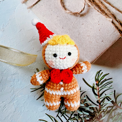 クリスマス人形　飾り　季節のデコレーション　エルク　雪だるま　クリスマスツリー　ギンジャーマン　ストラップバッグチャーム 10枚目の画像