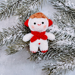 クリスマス人形　飾り　季節のデコレーション　エルク　雪だるま　クリスマスツリー　ギンジャーマン　ストラップバッグチャーム 4枚目の画像