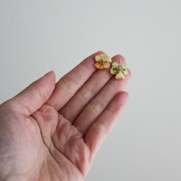 黃色小中提琴耳環 | No.179 第8張的照片
