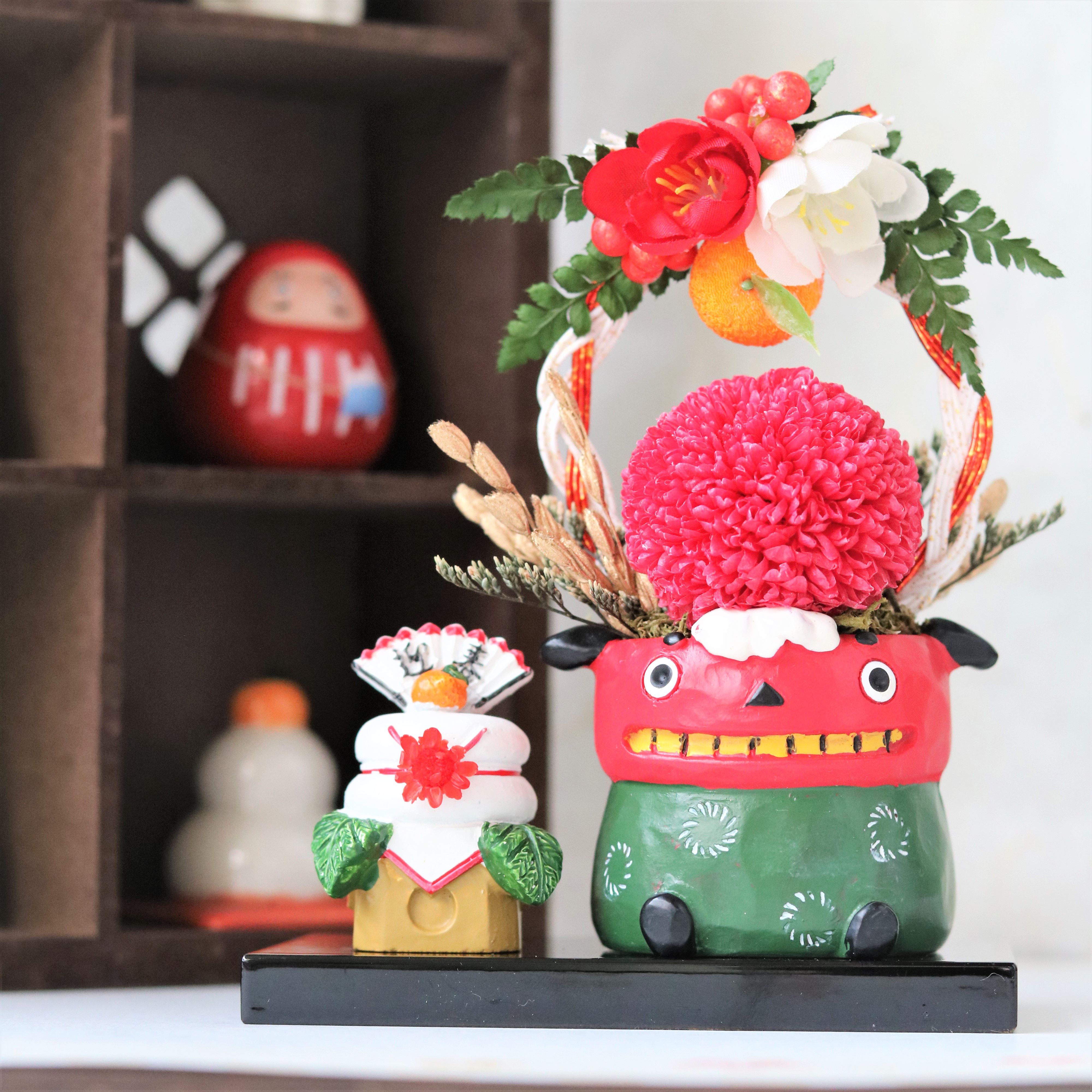 獅子舞　正月　飾り　お祭り　お花見 獅子舞　正月　飾り　お祭り　お花見