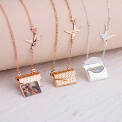 オーダーメイド】世界に1つだけのフォトレターネックレス 写真の