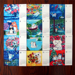 Tomoshibi ねこアートカレンダー2023  ＃猫 ＃天使猫 ＃ねこ ＃花 ＃2023年 ＃卓上カレンダー 15枚目の画像