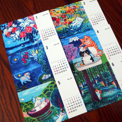 Tomoshibi ねこアートカレンダー2023  ＃猫 ＃天使猫 ＃ねこ ＃花 ＃2023年 ＃卓上カレンダー 16枚目の画像