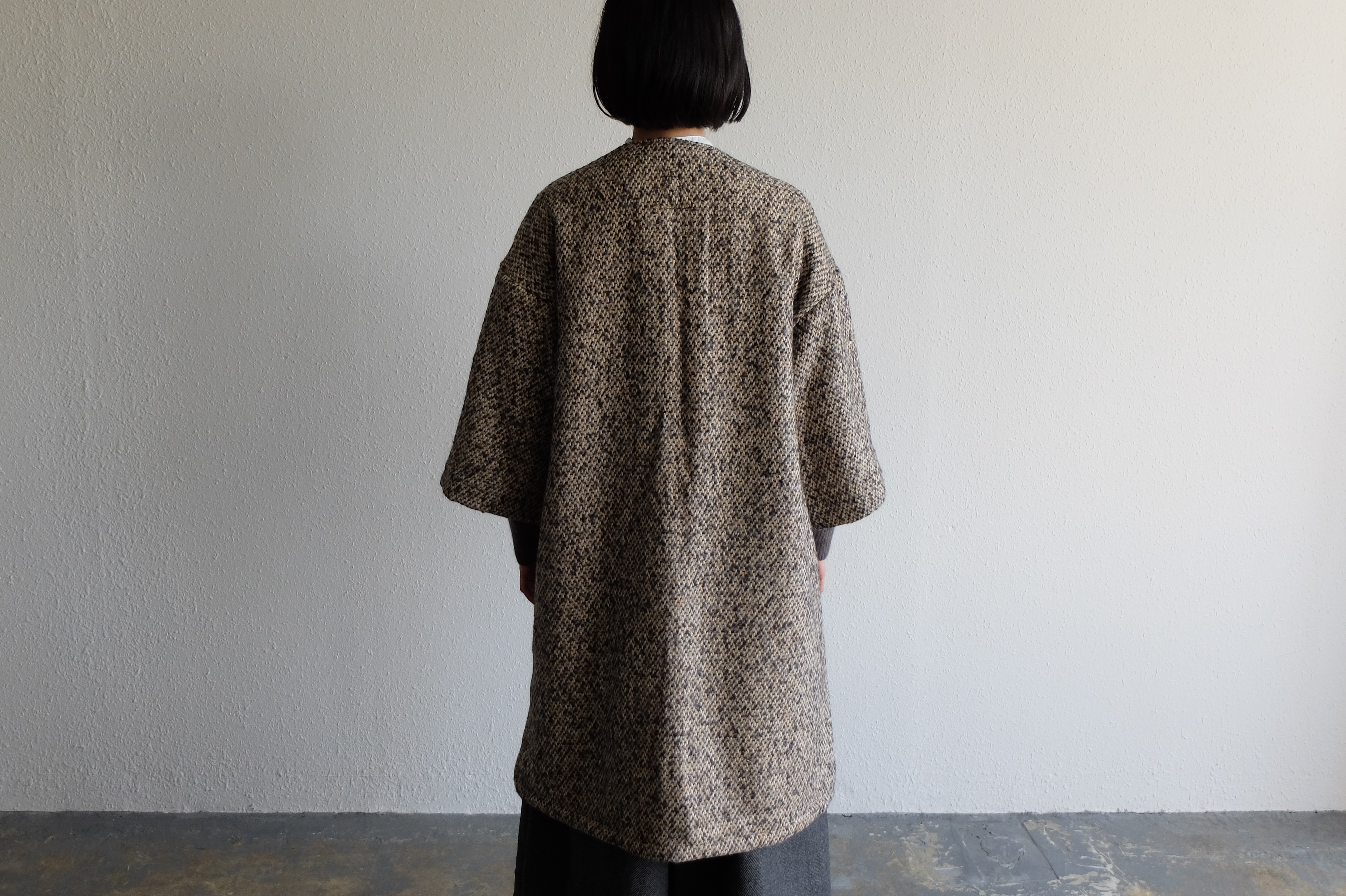 【new】きるもの｜JKT参｜マルチカラーツイード・レッド ［unisex freesize］