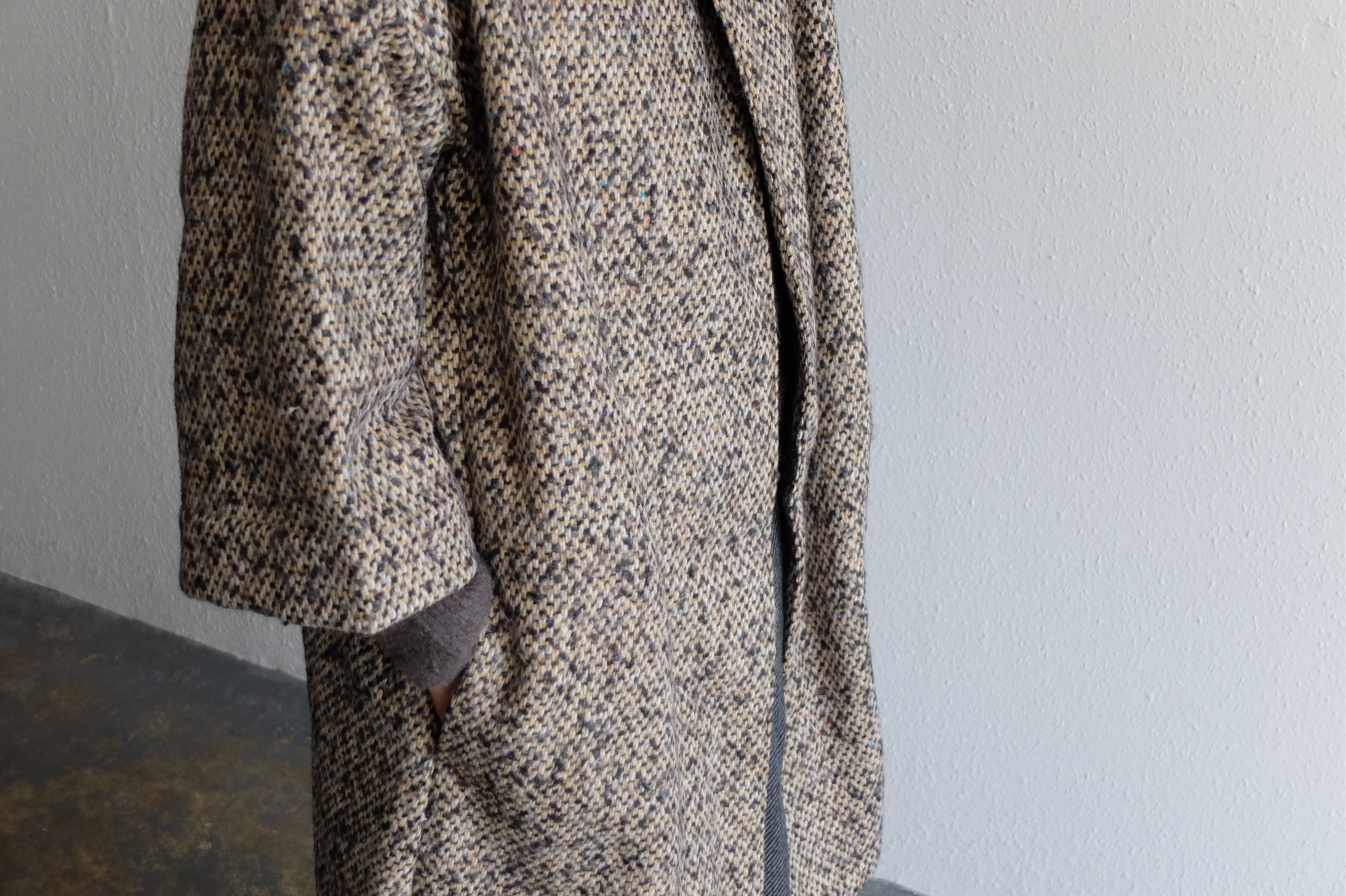 【new】きるもの｜JKT参｜マルチカラーツイード・レッド ［unisex freesize］