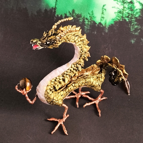 金の龍（置物） その他置物 keokeo 通販 15117503｜Creema(クリーマ)
