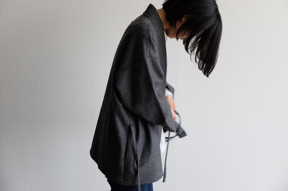 [新] 和服 | Samue JKT | 羊毛斜紋編織 [男女皆宜] 第10張的照片