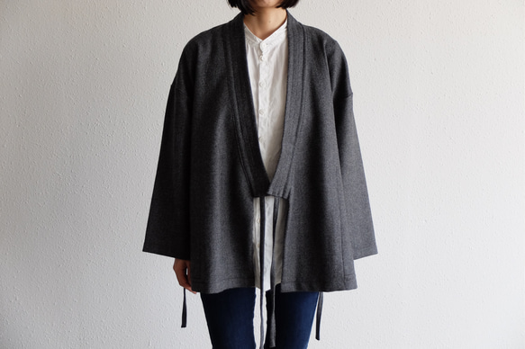 [新] 和服 | Samue JKT | 羊毛斜紋編織 [男女皆宜] 第9張的照片