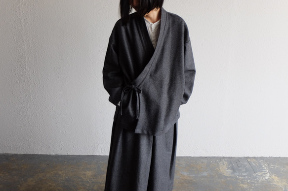[新] 和服 | Samue JKT | 羊毛斜紋編織 [男女皆宜] 第3張的照片