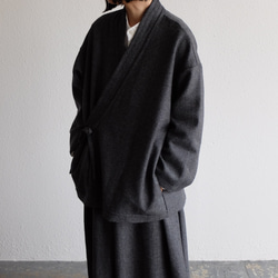 [新] 和服 | Samue JKT | 羊毛斜紋編織 [男女皆宜] 第4張的照片