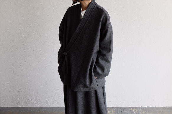 [新] 和服 | Samue JKT | 羊毛斜紋編織 [男女皆宜] 第4張的照片