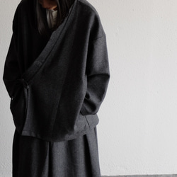 [新] 和服 | Samue JKT | 羊毛斜紋編織 [男女皆宜] 第2張的照片