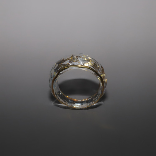 ガラスのリング Ice framegold 指輪・リング MOKUReN 通販 15117730