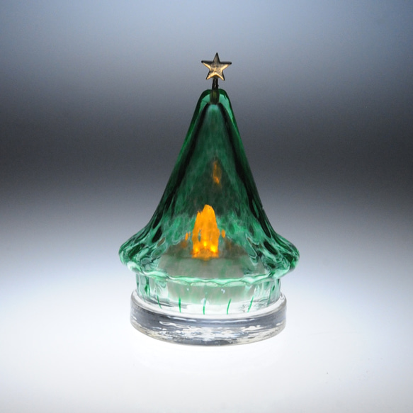 「小さな星のクリスマスツリー」42(LEDキャンドルホルダー、アロマストーンホルダー） 2枚目の画像