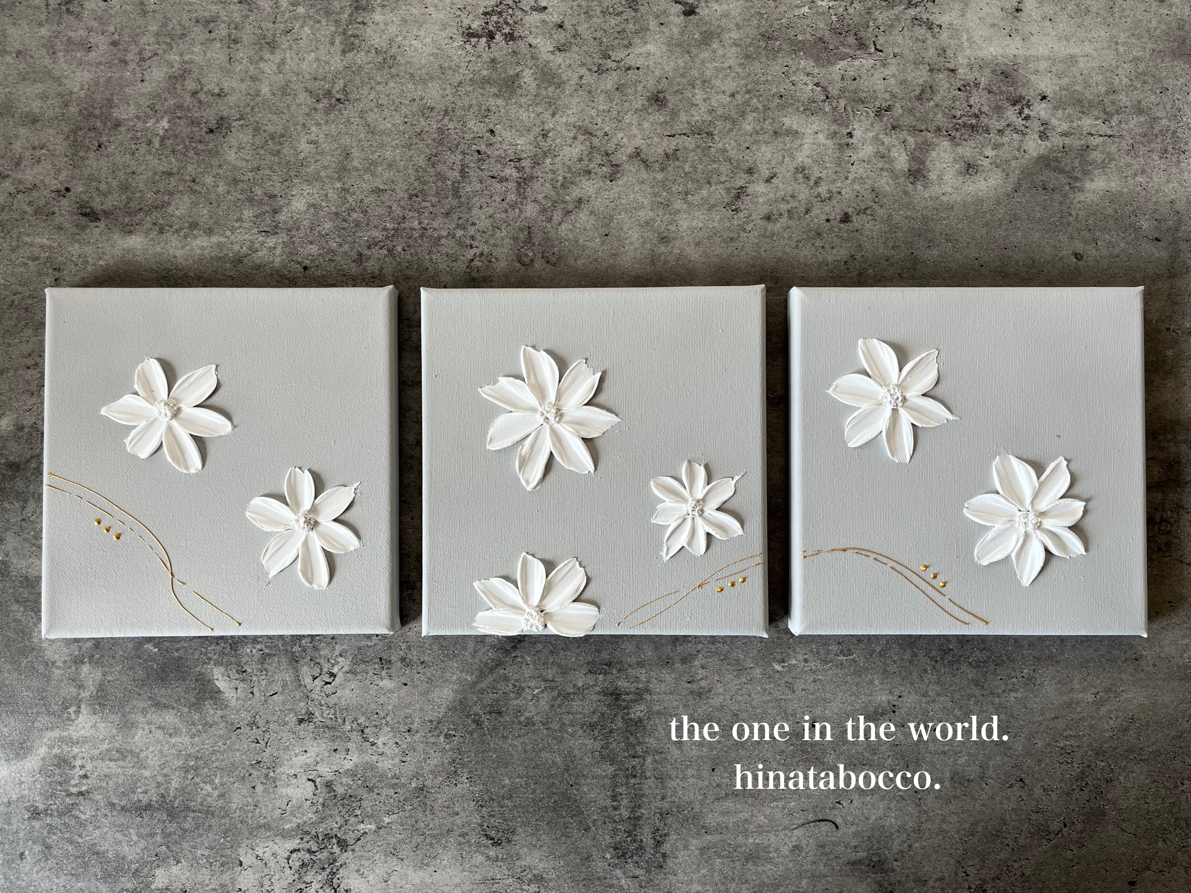 matsu　3点おまとめ買いページ　テクスチャーアート　アートパネル