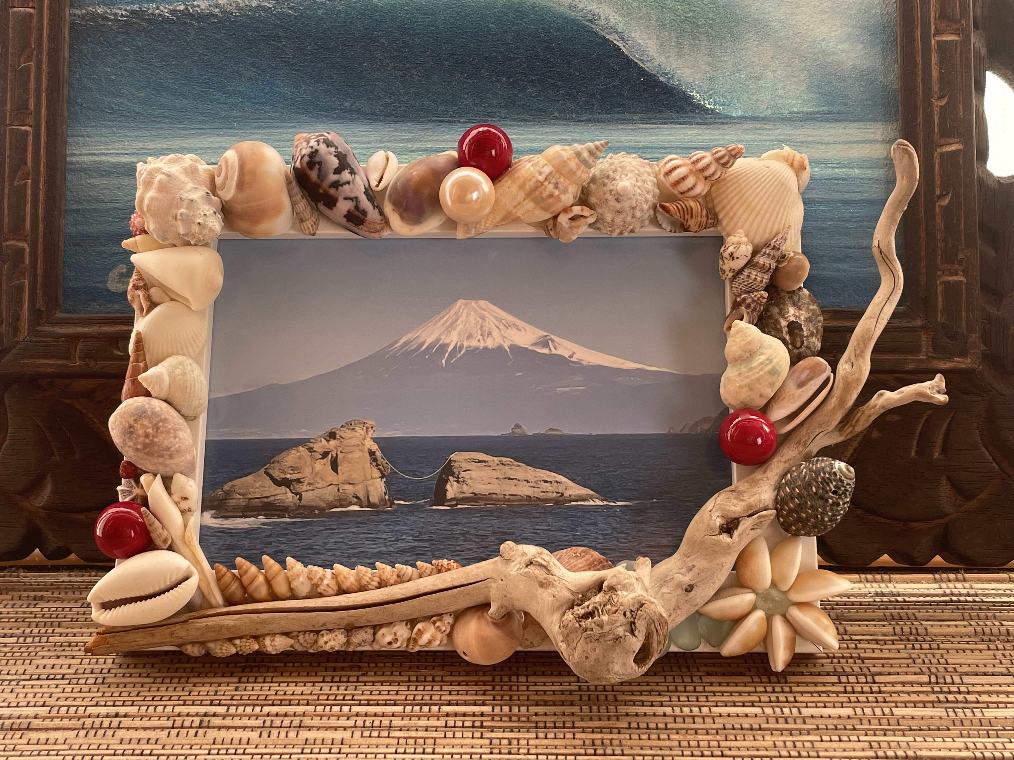 廃盤 セット】GREENROOM ビンテージ フォトフレーム 写真立て 流木