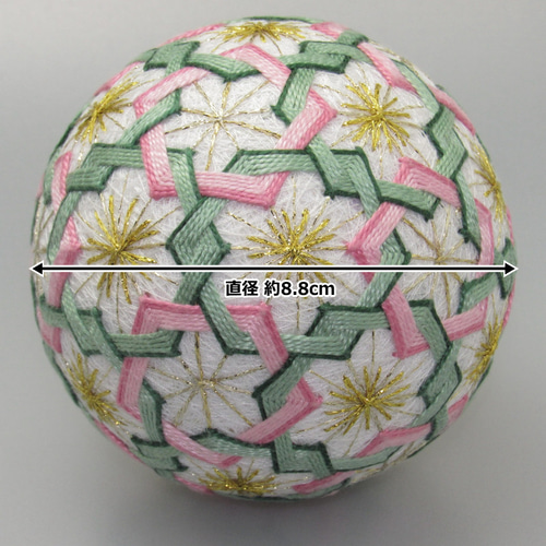 てまり No.010 / 手鞠 手毬 手まり Temari 約9cm 縁起物 贈り物 てまり No.010 / 手鞠 手毬 手まり Temari 約9cm 縁起物 贈り物