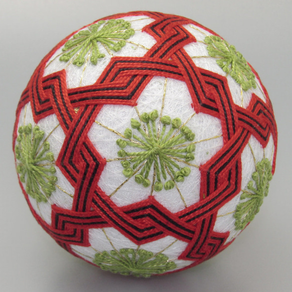 てまり No.011 / 手鞠 手毬 手まり Temari 約9cm 縁起物 贈り物 インテリア Mサイズ