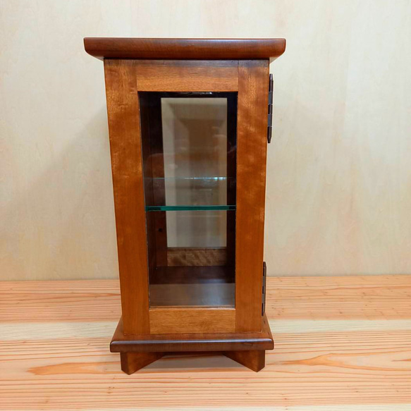 キャビネット　【吉田木工】＋【ステンドグラスRocca】熊本伝統工芸コラボ 吉田木工