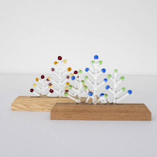 グラスツリー【吉田木工】＋【ステンドグラスRocca】熊本伝統工芸