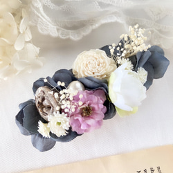 紫陽花（あじさい） バレッタ の人気通販｜Creema(クリーマ) 国内最大