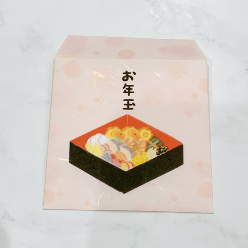 6枚セット 和紙3枚 通常3枚 ポチ袋 お年玉袋 うさぎ 鏡餅 おせち 卯年