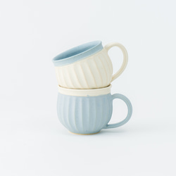 【晋六窯】PELICAN SHINOGI MUGCUP／WHITE（白）可愛い陶器のマグカップ 5枚目の画像