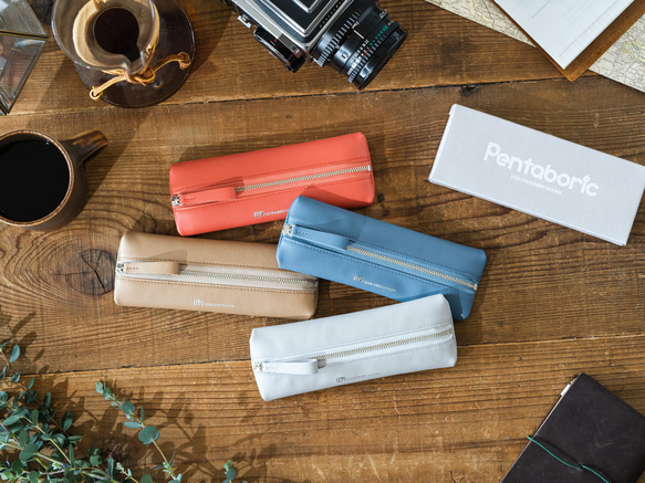 フラミンゴとサボテンのペンケース7個 フラミンゴとサボテンのペンケース7個 レザーペンケース Pentaboric