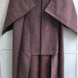 受注製作  ボレロ付き、巻スカートセットアップ"紬Tumugi"世界に1つの着物服 12枚目の画像