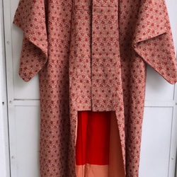 受注製作  ボレロ付き、巻スカートセットアップ"紬Tumugi"世界に1つの着物服 10枚目の画像