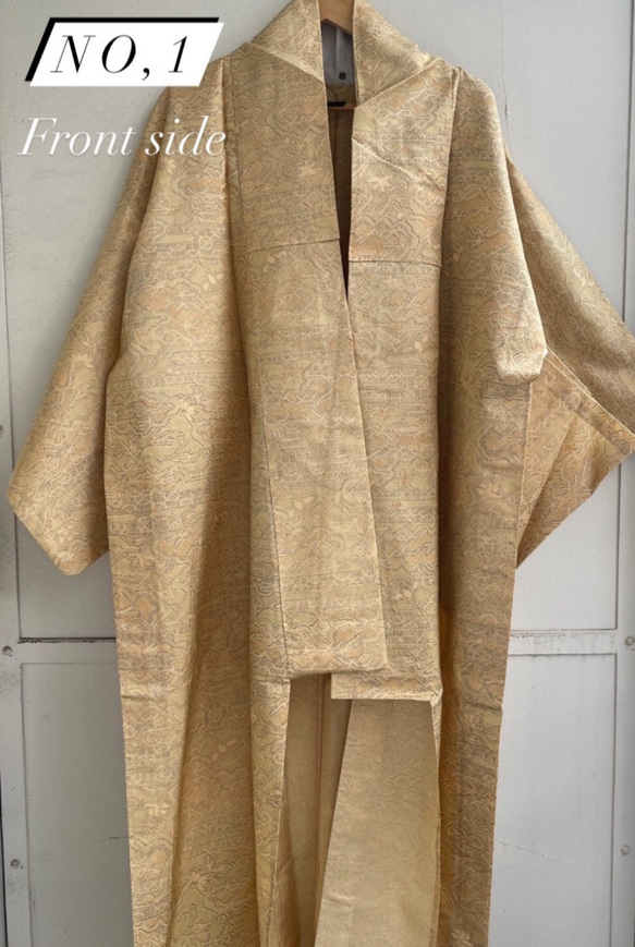 受注製作  ボレロ付き、巻スカートセットアップ"紬Tumugi"世界に1つの着物服 5枚目の画像