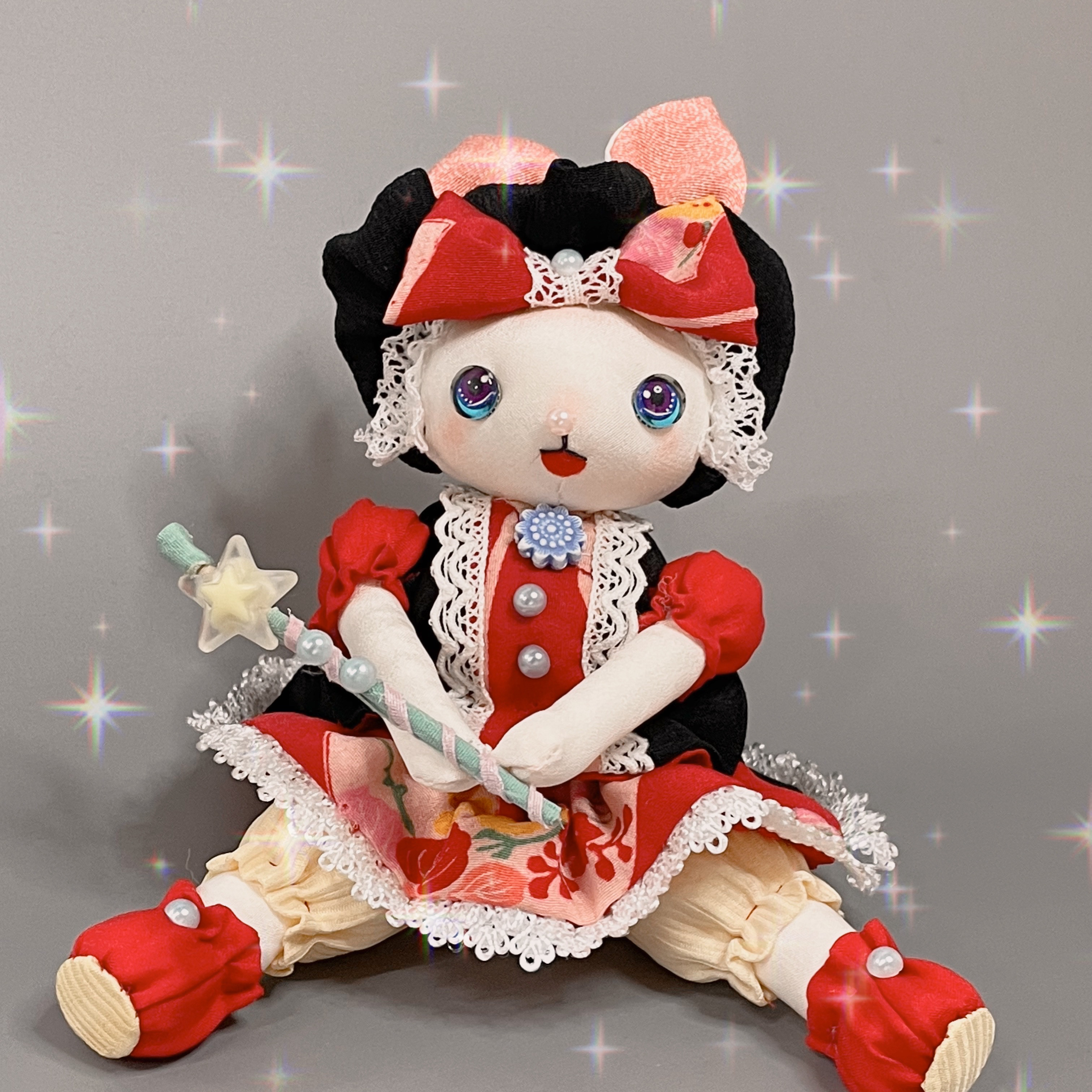 和紙人形　　ハンドメイド 初音（舞妓） 和紙人形 | iichi 日々の暮らしを心地よくする