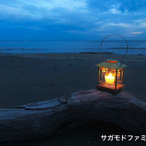 真鍮製キャンドルランタン(ハンドメイド)＂櫓火yagurabi＂(作品